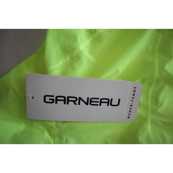 Louis Garneau 1030266 Women's Sz S Bright Yellow Sleet WP Cycling Jacket - Picture 8 of 12